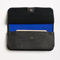 The Novella bag - True black bull hide leather