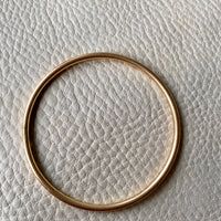 Scandinavian vintage 14k Gold tubular bangle
