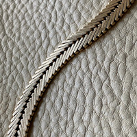 14k gold danish geneva link bracelet made by Aage Albing 1969-1989