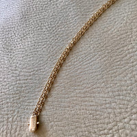 Vintage Swedish 18k gold bracelet x-link with bars - Köping, Sweden