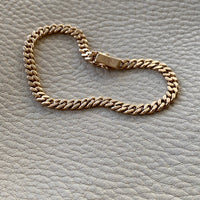 1962 swedish vintage 18k gold link bracelet size 7.25
