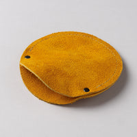 Turmeric suede circular cable case