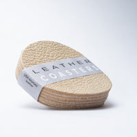 Leather Coasters - 6 coaster set