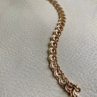 1978 Unique 18k double-link solid gold bracelet - Saltsjö-Boo, Sweden