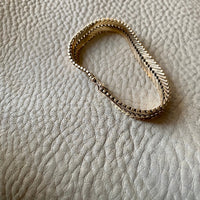 14k gold danish vintage geneva link bracelet made by Aage Albing 1969-1989