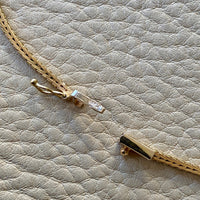 Vintage Danish 14k gold Geneva link necklace variation 15.75 inch length