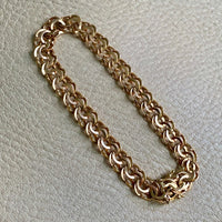 1978 Unique 18k double-link solid gold bracelet - Saltsjö-Boo, Sweden