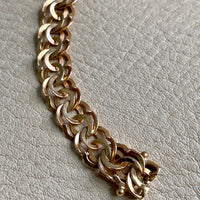 1978 Unique 18k double-link solid gold bracelet - Saltsjö-Boo, Sweden