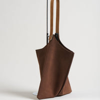 Wedge bag - Allspice brown suede