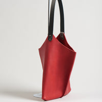 Assorted pieces - Red textured bull hide