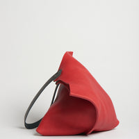 Assorted pieces - Red textured bull hide