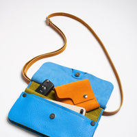 small leather crossbody bag handmade in San Francisco