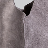Wedge bag - Graphite gray suede