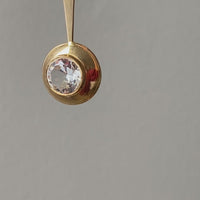 18k gold vintage swedish pendant necklace 17inch