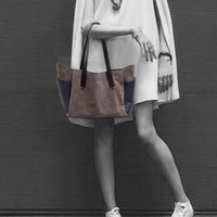 Design your own CUSTOM colorway with Jill - Brev carryall leather bag