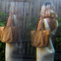 Design your own CUSTOM colorway with Jill - Brev carryall leather bag
