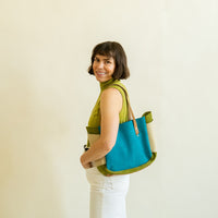 Design your own CUSTOM colorway with Jill - Brev carryall leather bag