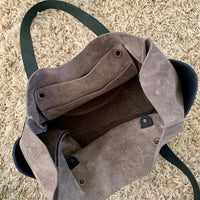 Design your own CUSTOM colorway with Jill - Brev carryall leather bag