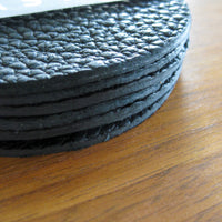 Leather Coasters - 6 coaster set