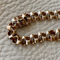 vintage danish 14k ruffle necklace 17.5 inches long