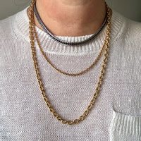 Vintage Sterling Silver Herringbone Chain Necklace ALTON & Pernilla Wiberg – 17 Inch length