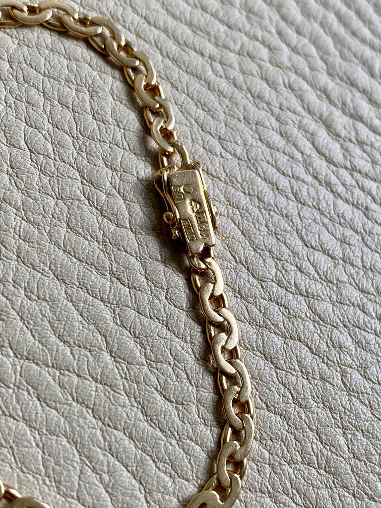 1946 Virola link bracelet in 18k gold - 7.5 inch length