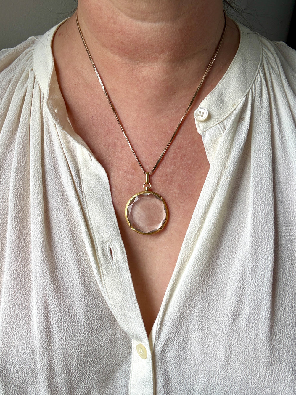 Vintage Snake Chain Necklace 14k Gold – 18.5 Inch Length
