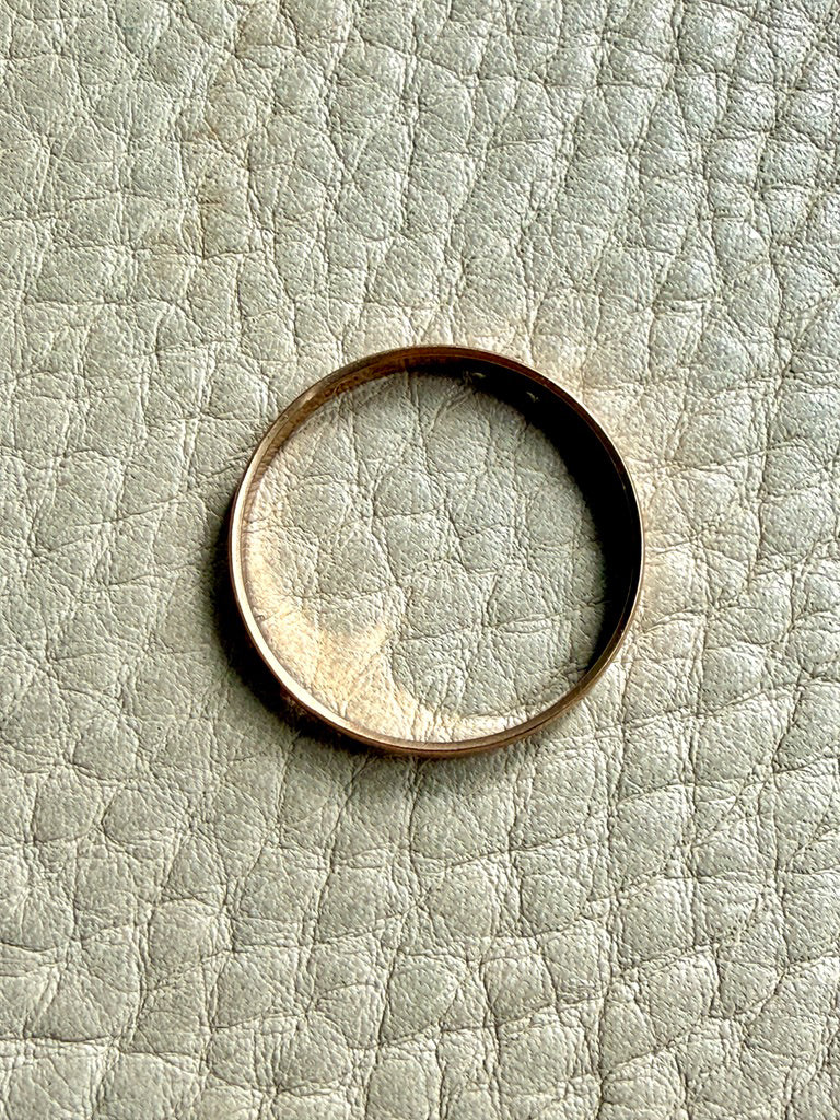 Minimalist 18k Gold Wedding Band by BÖS - Size 9