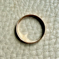 Minimalist 18k Gold Wedding Band by BÖS - Size 9