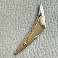 Vintage Danish Bent Gabrielsen for Hans Hansen Modernist 14k Gold Brooch – Boomerang