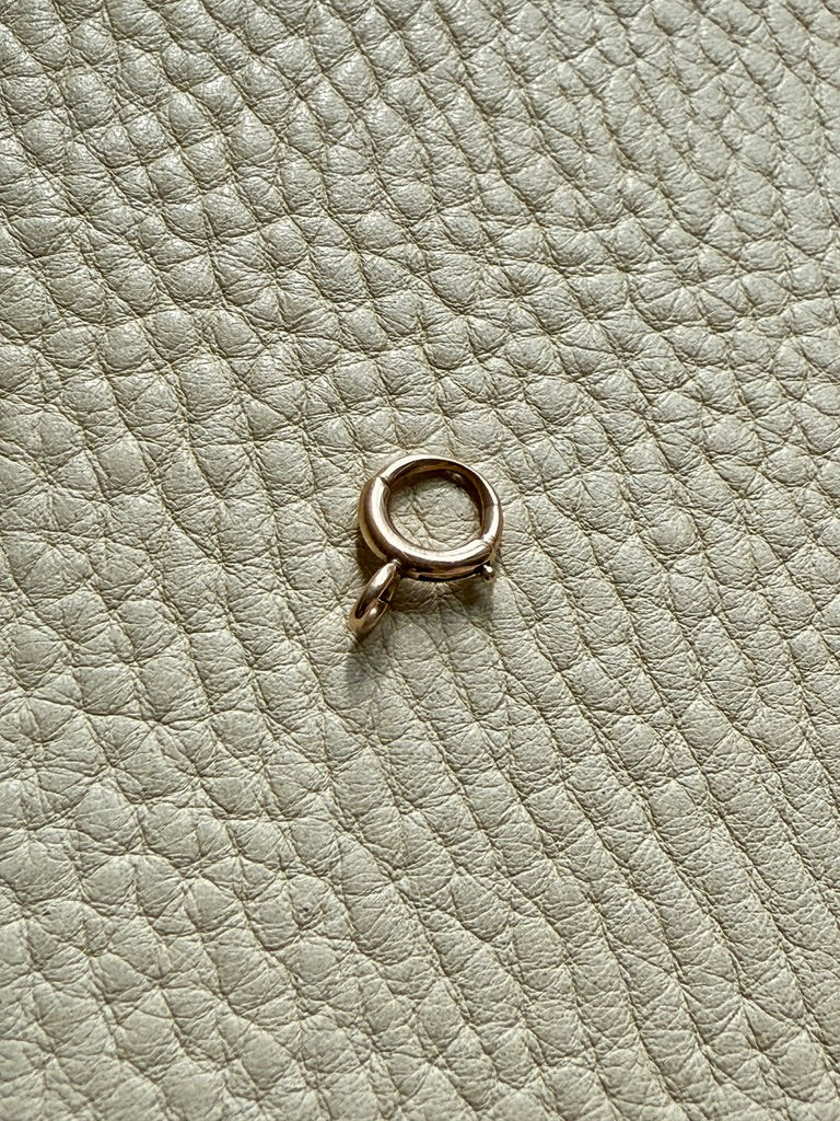 Antique Victorian era 10k gold clasp connector with bail - Excellent for your charms/pendants
