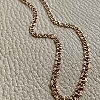 Vintage Swedish Double-link necklace - Solid 18k gold - 18 inch length
