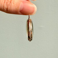 Jumbo ‘Pool of Light’ Antique Locket Pendant in 22k & 14k Gold - Victorian era - 1.1 inch diameter