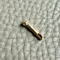 Vintage 18k gold linear diamond pendant