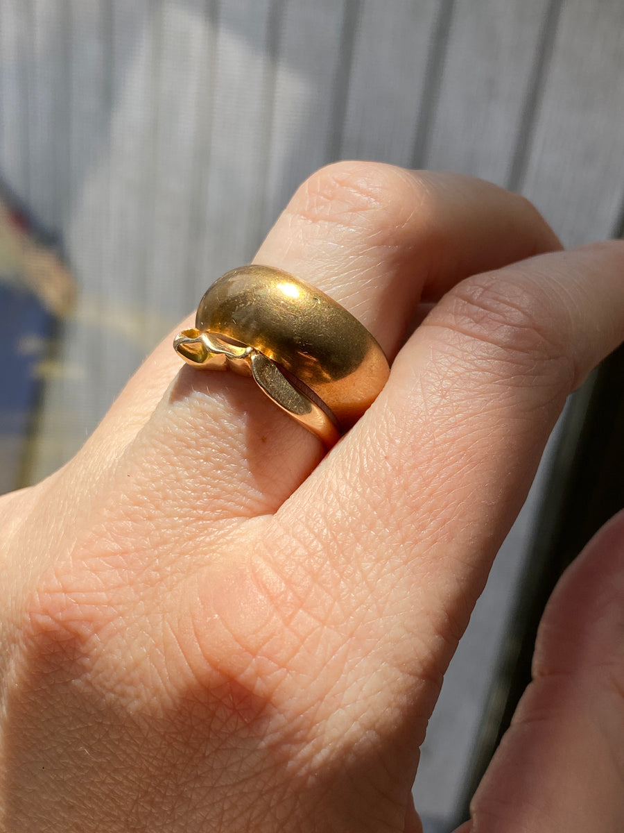 Outstanding Björn Weckström ring - 14k gold - size 8.25