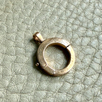 18k gold french antique bolt clasp 