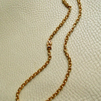 1985 Chunky 4.7mm Vintage Swedish 18k Gold 51g Biker Chain Necklace – 19.5" Length