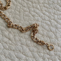 18k gold vintage necklace from Sweden 17.5 inch length