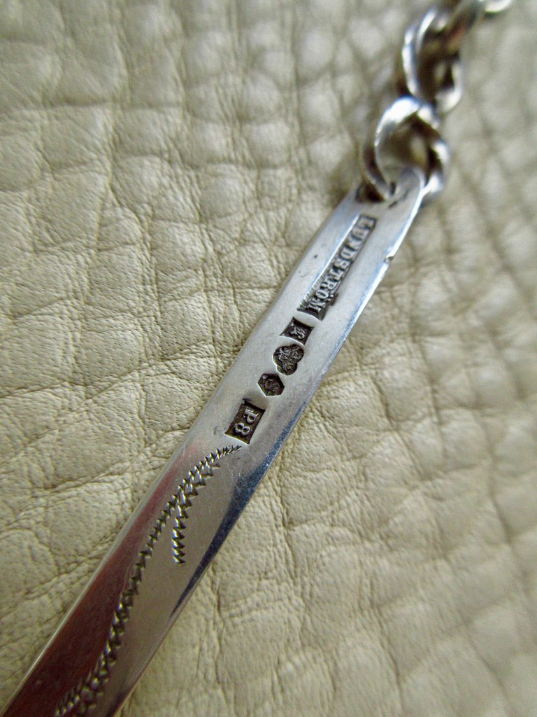 1941 Vintage Swedish Silver Lariat Rolo Necklace – 26.5 Inch Adjustable Length