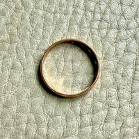 1996 Dashed Line 18k Gold Wedding Band by BÖS - Size 6.5