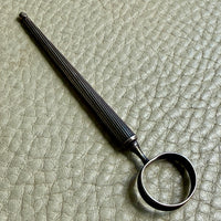 Dutch Antique Silver Awl with Screw Cover - Pendant - 3.5 inch length