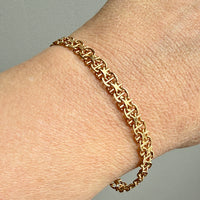 1964 Star link with bars - Bracelet in 18k gold - 7.5 inch length