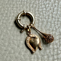 14k Gold Large Chubby Bolt Clasp no Bail - Excellent for your Pendants/Charms