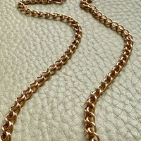 Vintage Swedish 18k Gold Spiral Link Chain Necklace – 17.25 Inch Length