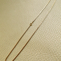 Vintage Snake Chain Necklace 14k Gold – 18.5 Inch Length