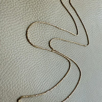 Antique Byzantine Link Necklace in 14k gold - Excellent 35.75” long length!