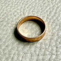 Wide Heavy 6 gram 18k Gold Band - Size 9.75