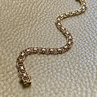 1962 Star link with bars - Bracelet in 18k gold - 7.25 inch length