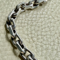 1960-1973 Robert Valentin Olsen - Chunky Silver Biker Link Bracelet with Toggle Clasp - 8.6 inch length