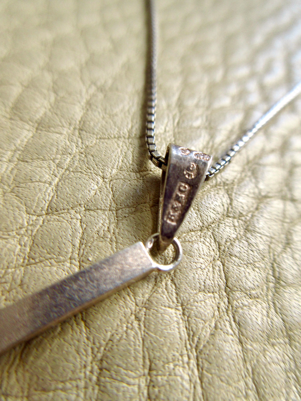 Swedish Vintage Cross Pendant with Silver Chain – 18.25 inch length